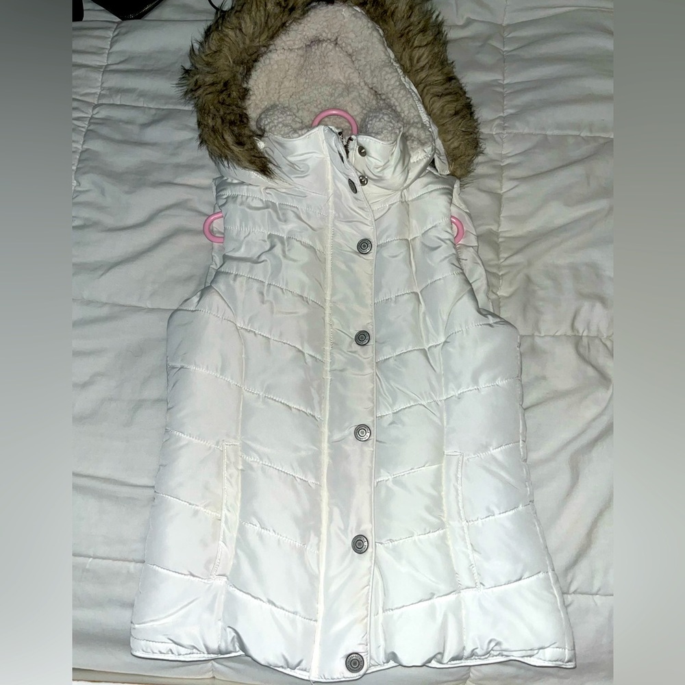 White jacket vest